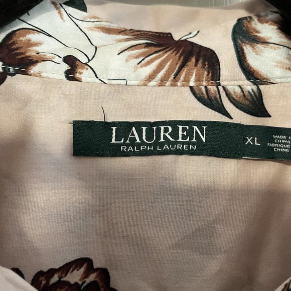 Ralph Lauren Cotton Flowy Blouse size XL - Picture 4 of 7